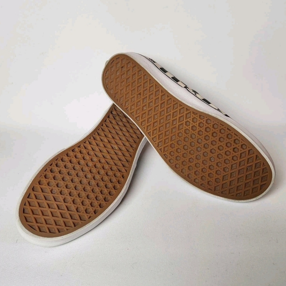 Vans Black and White Checkerboard Shoes - Picture 3 of 5